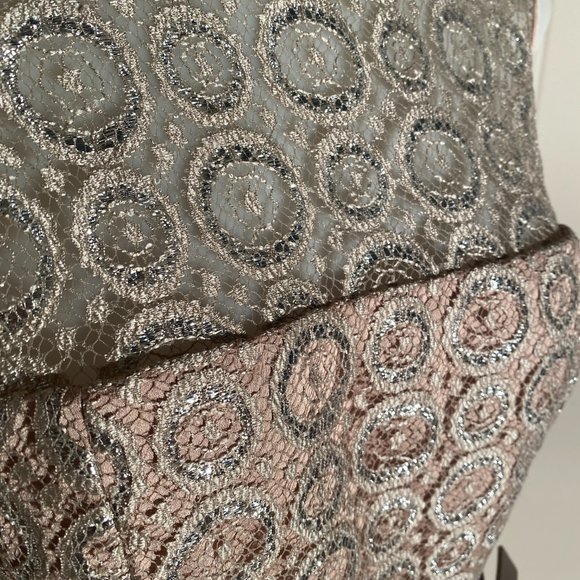 Anne Klein Champagne Evening Gown - Picture 3 of 6